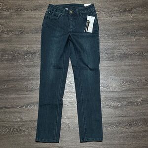 Slimsation By Multiples Dark Indigo Straight Leg Jeans